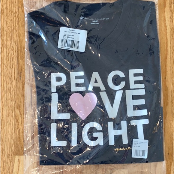 NWT! 💗 SPIRITUAL GANGSTER Peace Crop Tank (SzM&L) - Picture 7 of 7